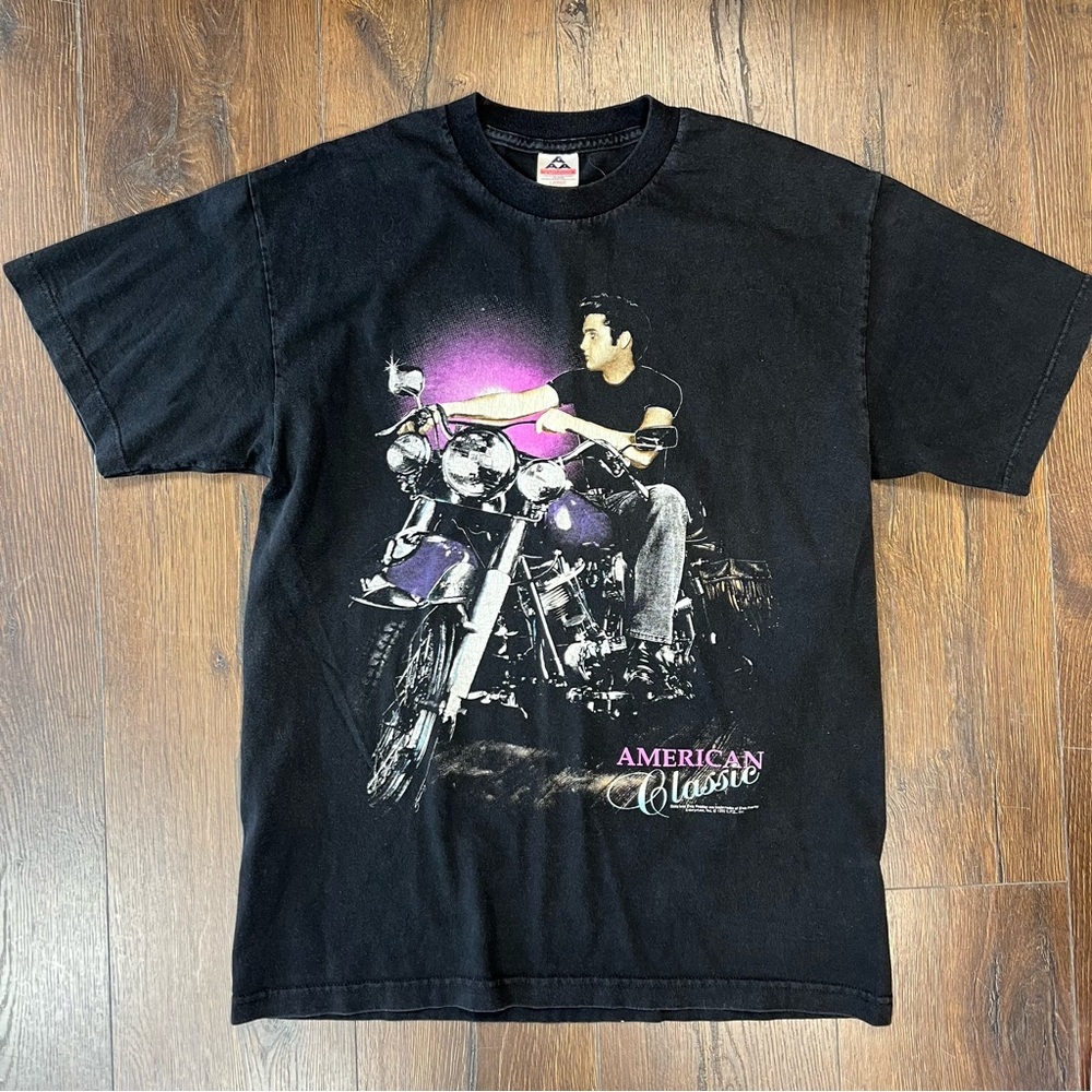 Alstyle apparel & activewear‎ Vintage Elvis Presley tee SZ LG